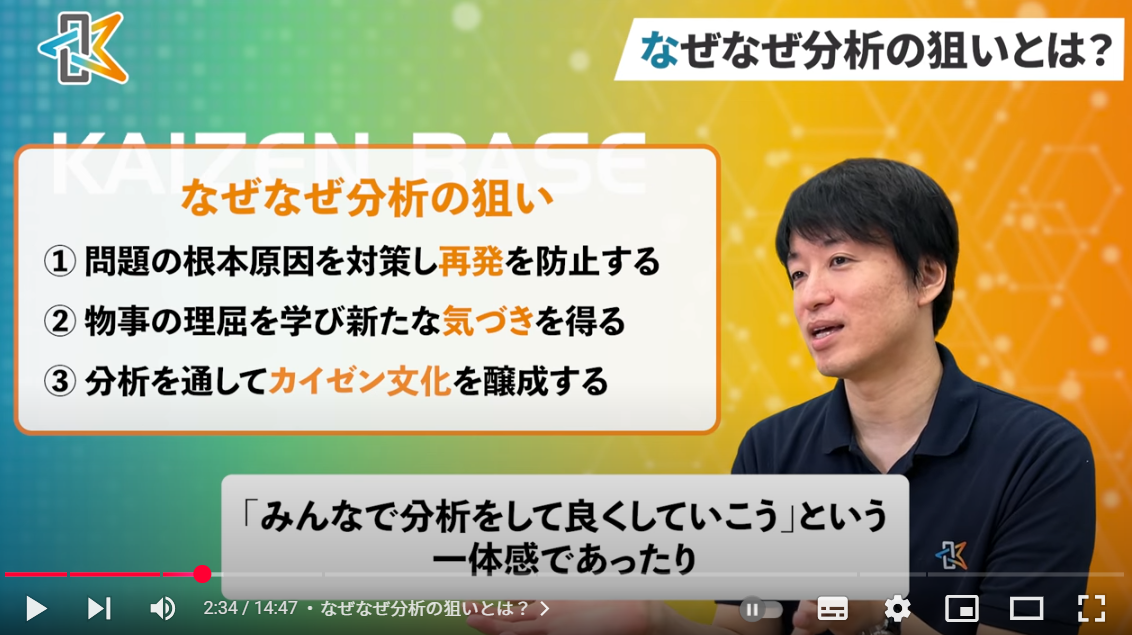 なぜなぜ分析目的