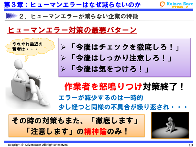 ヒューマンエラー対策の最悪パターン