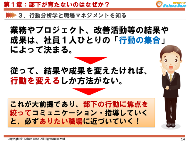 結果や成果を変えたければ、行動を変えるしか方法がない