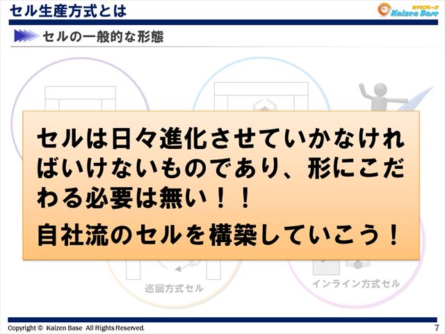 自社流のセル」を構築していこう！
