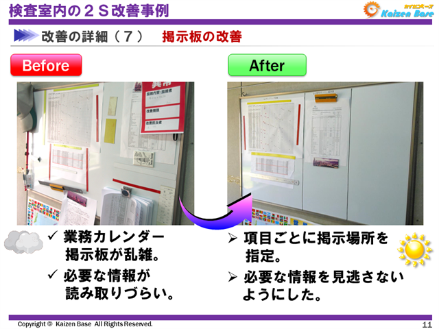 改善の詳細（７）　掲示板の改善