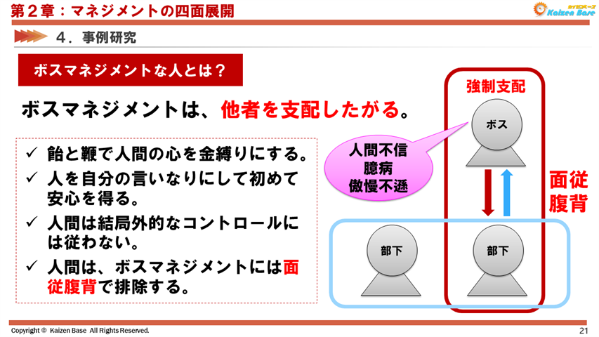ボスマネジメントな人とは