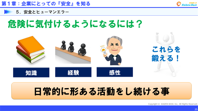 日常的に形ある活動をし続ける事
