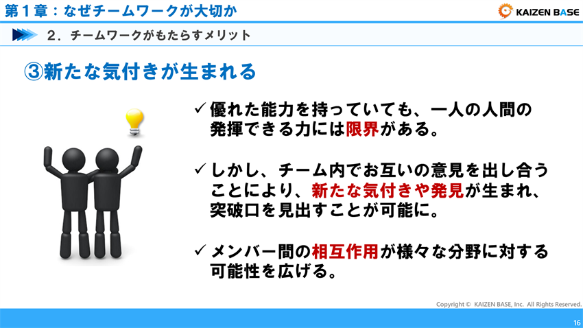 新たな気付きが生まれる