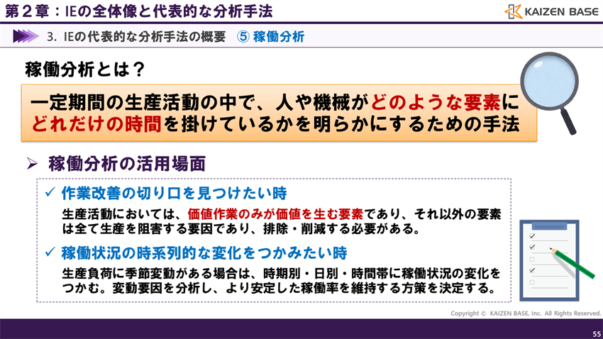 稼働分析とは