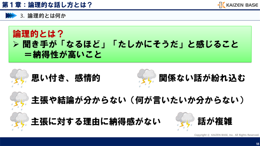 論理的とは