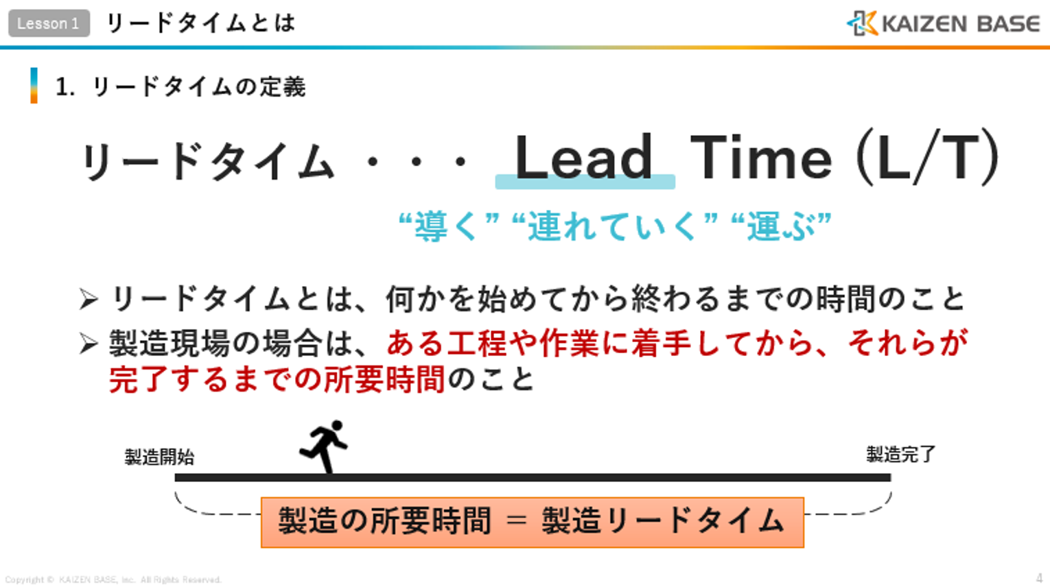 リードタイムの定義とサイクルタイム・タクトタイムとの違い、短縮によるメリットと手法を解説 | カイゼンベース / KAIZEN BASE